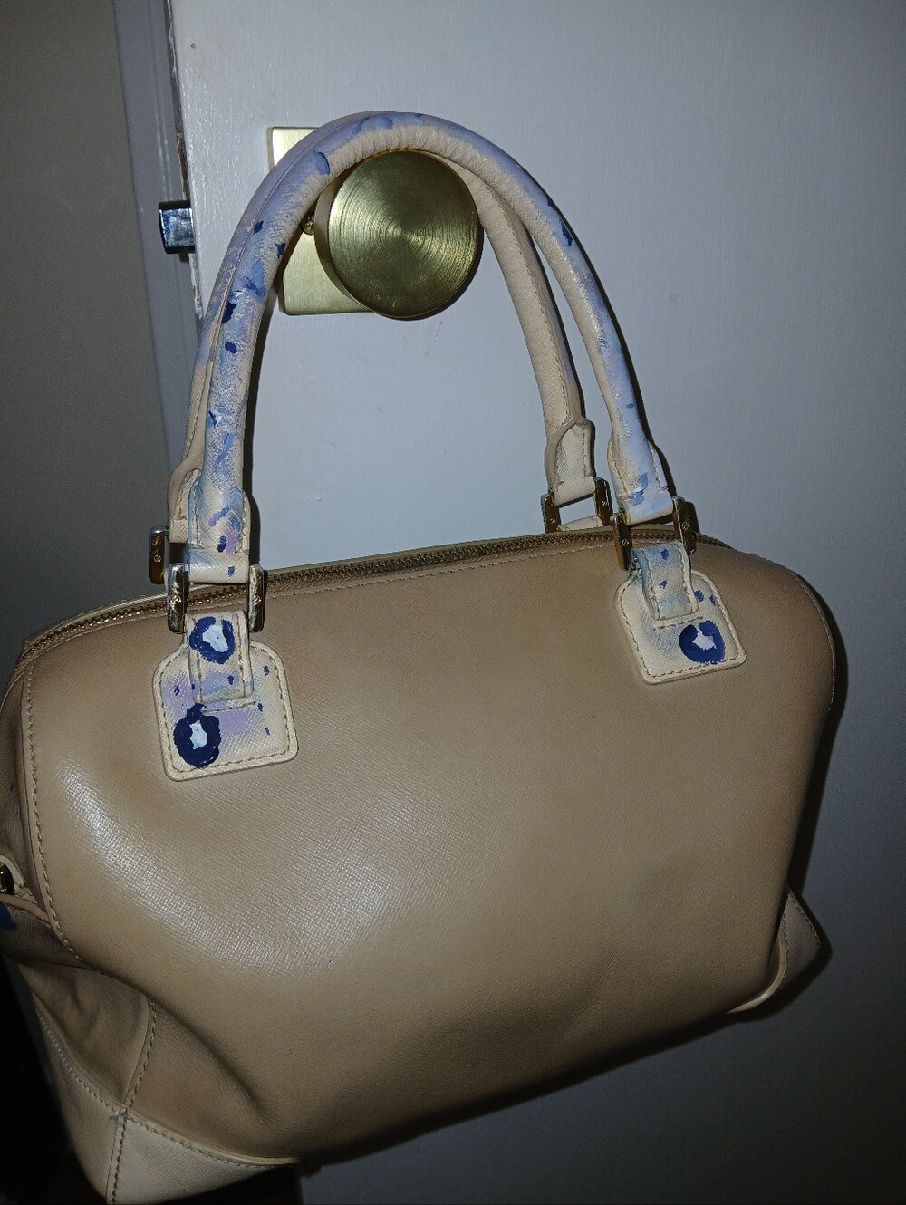 Tory Burch Artist Painted Leather Bag - Picture 7 of 12